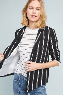 Marcela Striped Blazer | Anthropologie