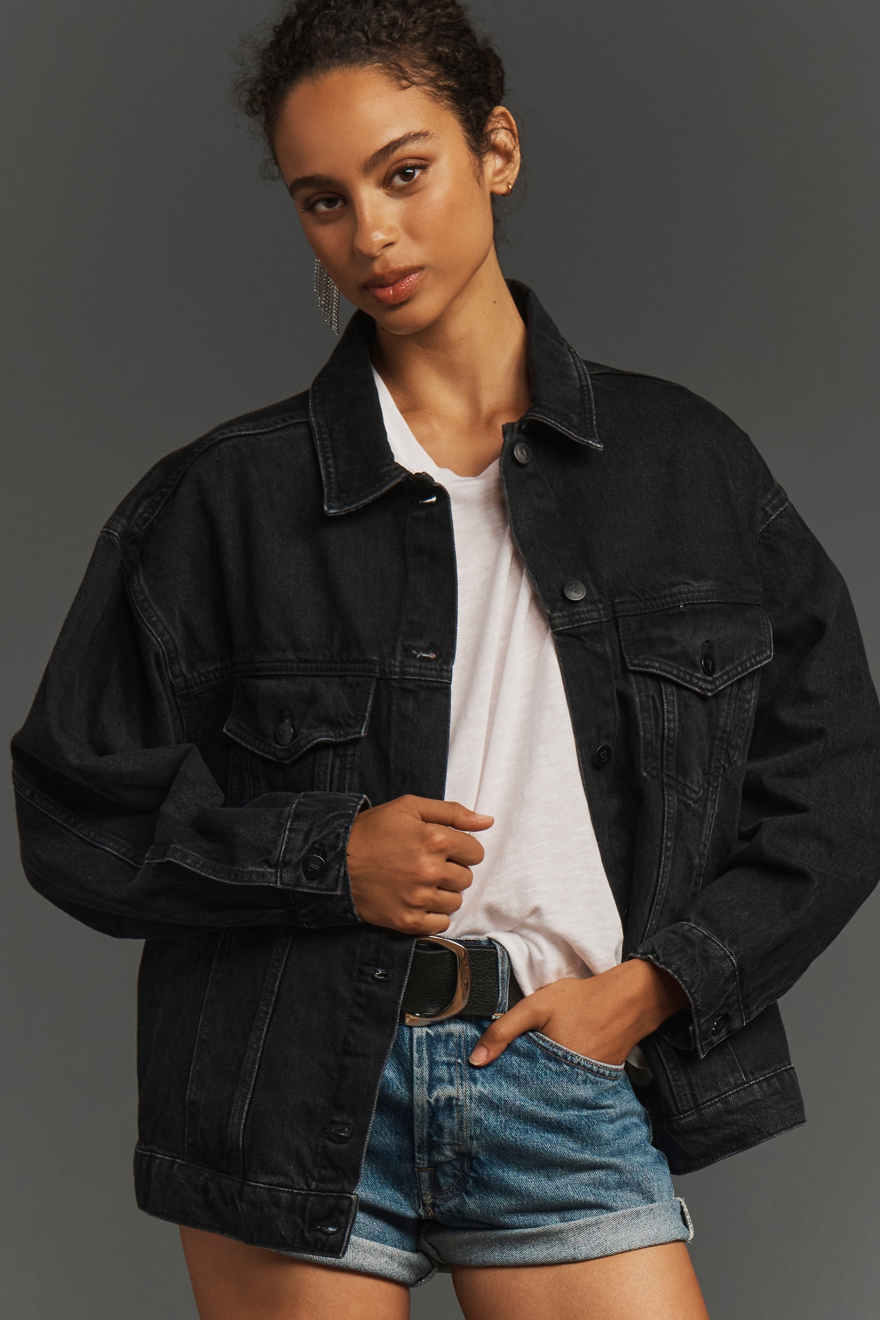 The Denim Boyfriend Jacket by Pilcro