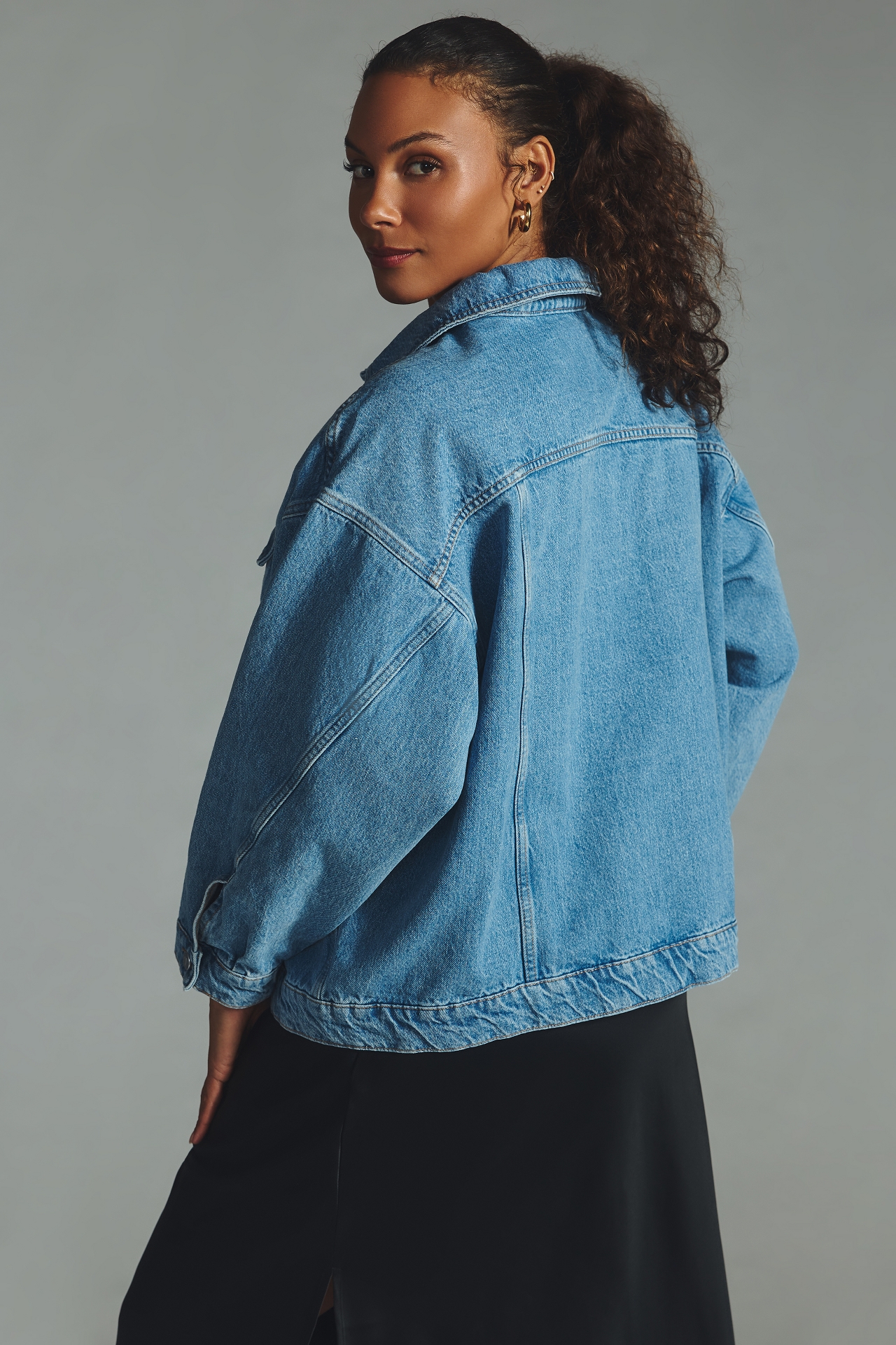 The Denim Boyfriend Jacket by Pilcro