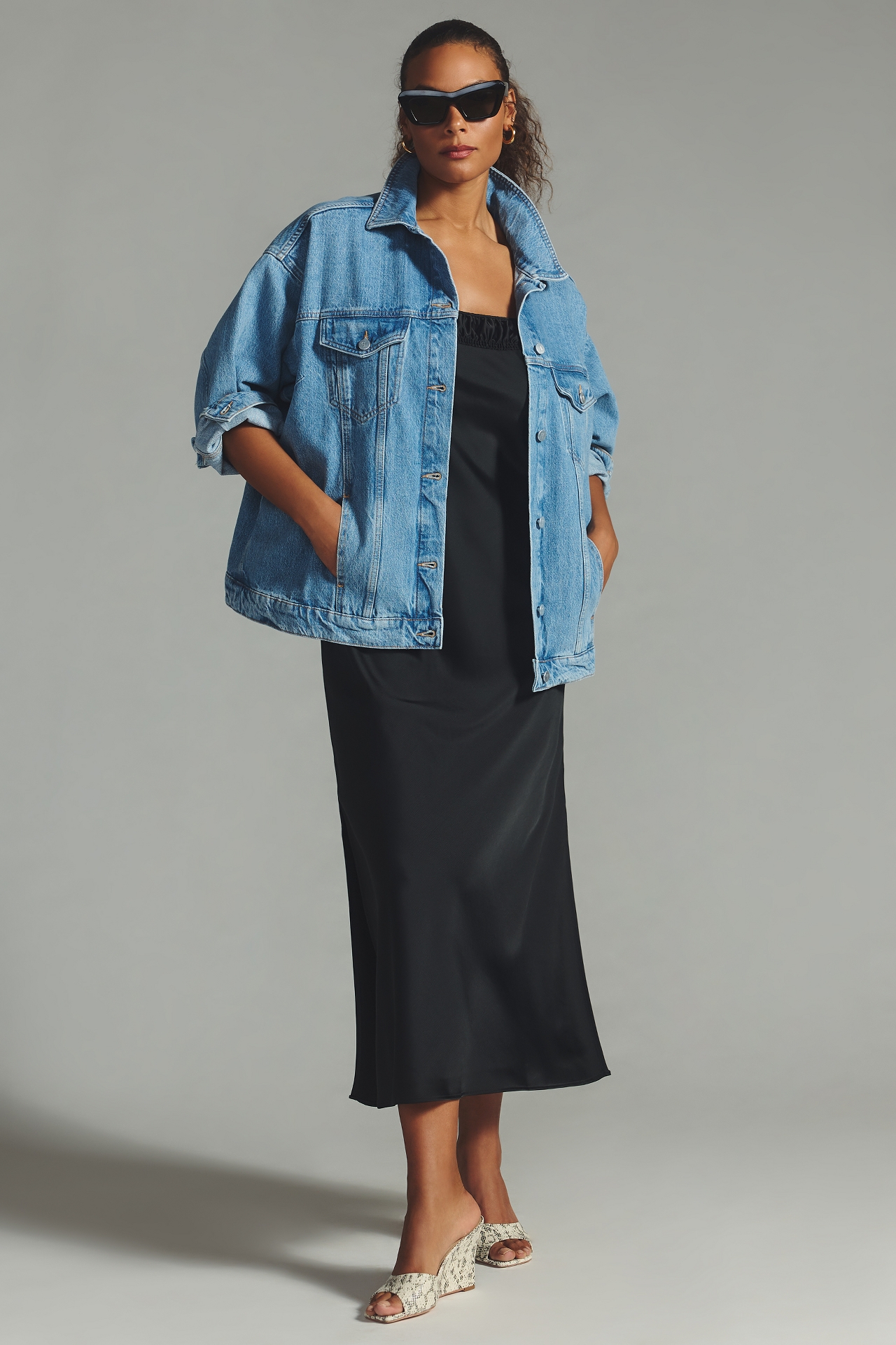 The Denim Boyfriend Jacket by Pilcro