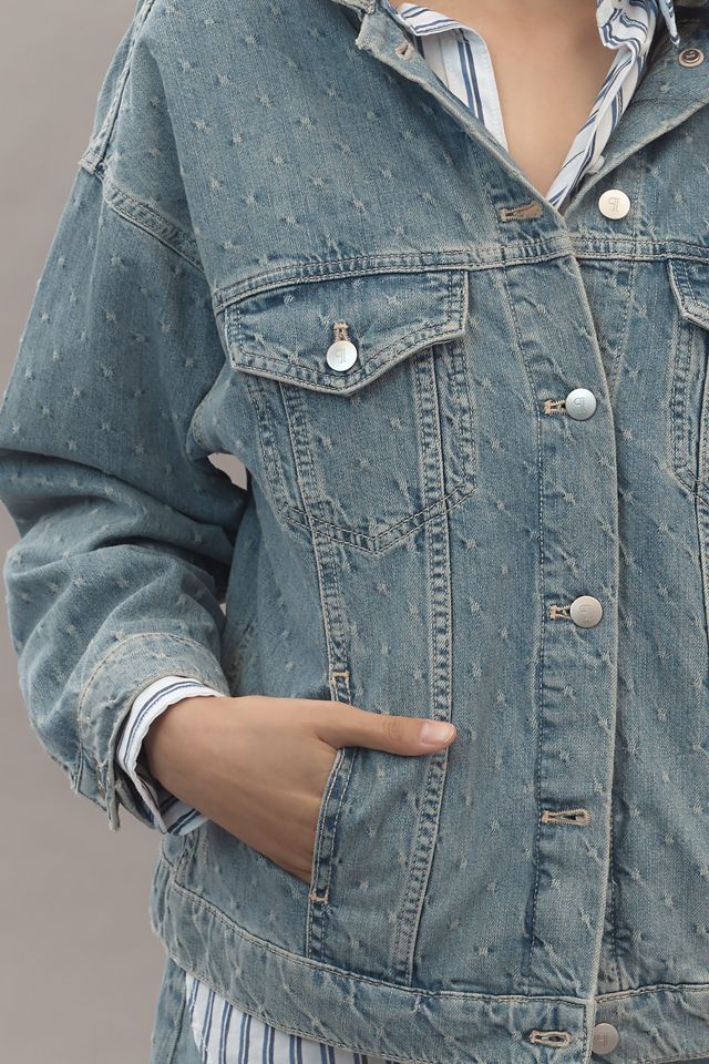 The Weston Denim Boyfriend Jacket by Pilcro #3