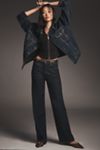 The Weston Denim Boyfriend Jacket by Pilcro: Studded Edition