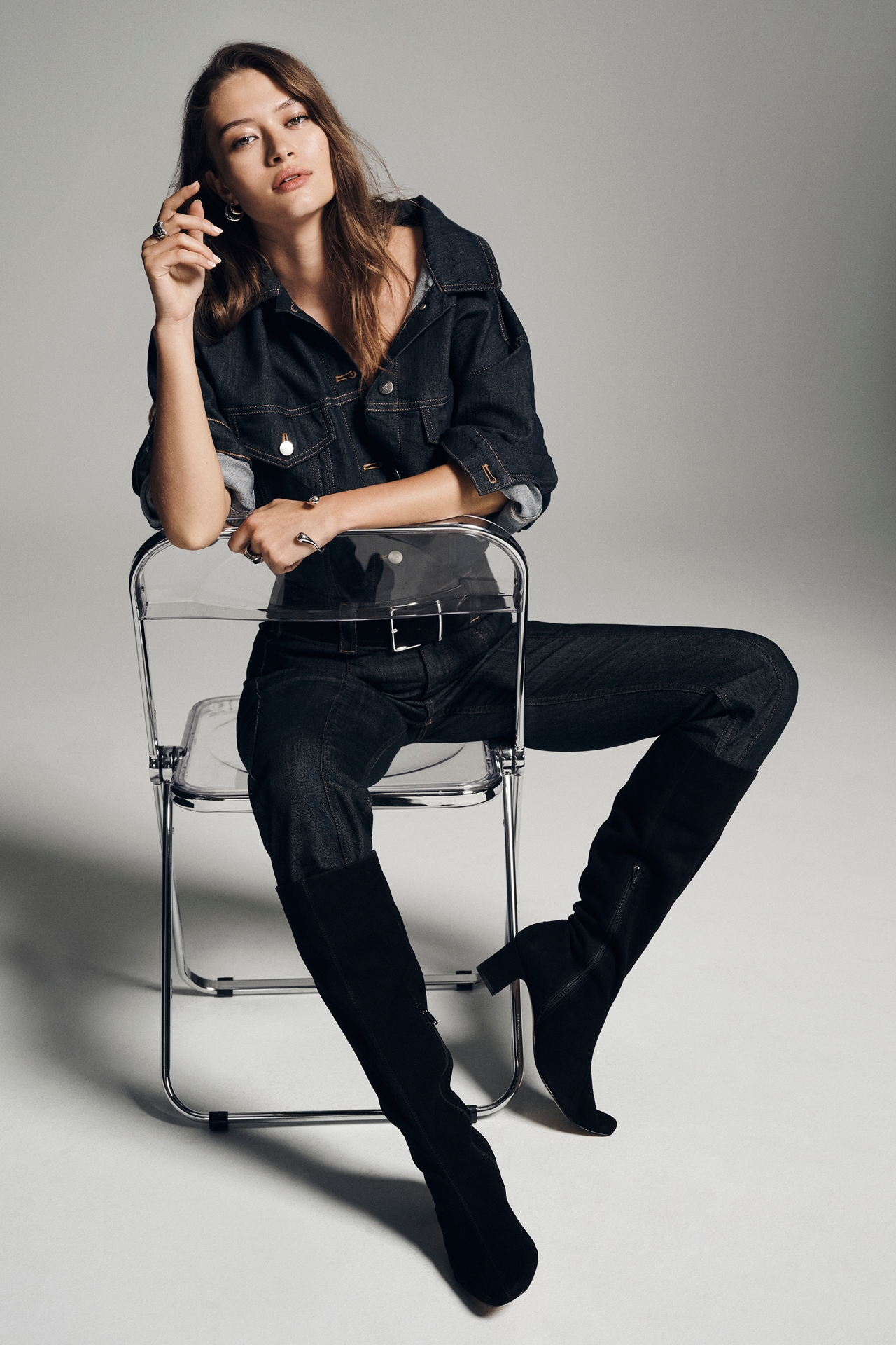 The Weston Denim Boyfriend Jacket by Pilcro