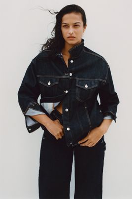Weston Denim Boyfriend Jacket by Pilcro