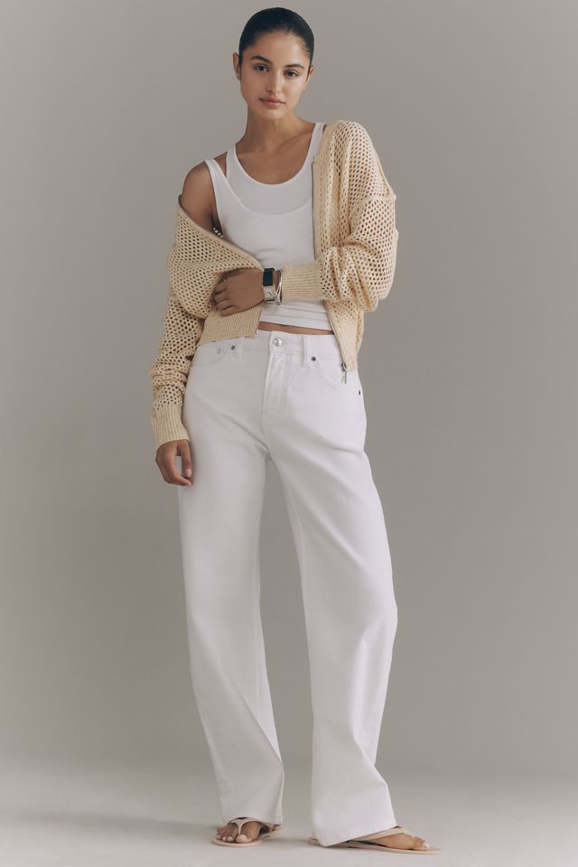 Pilcro Juniper Open-Knit Bomber Cardigan #2