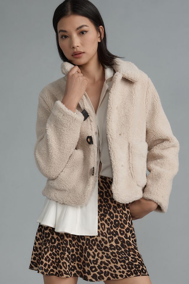 Noize Frieda Sherpa Jacket Anthropologie