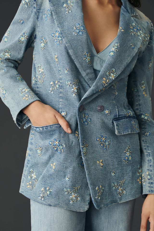 Driftwood Embroidered Denim Jacket #1