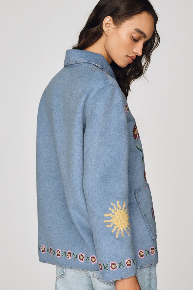 RIXO Tashia Juliette Embroidered Jacket #1