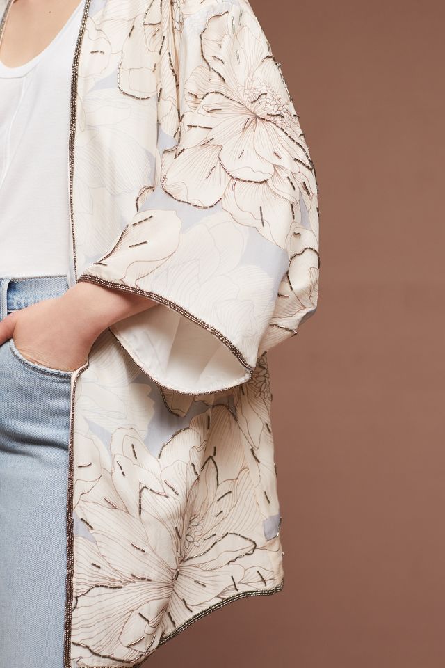 Silk hotsell kimono jacket