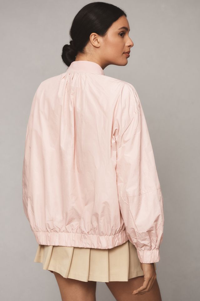 Maeve Balloon-Sleeve Bomber Jacket #3