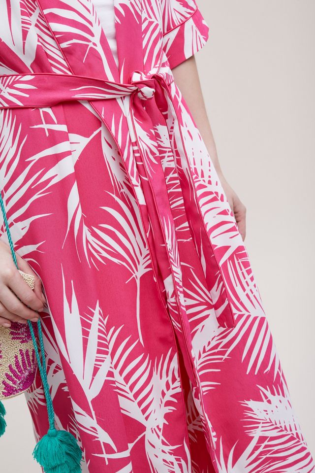 Just Female Kimono-Jacke mit tropischem Muster #5