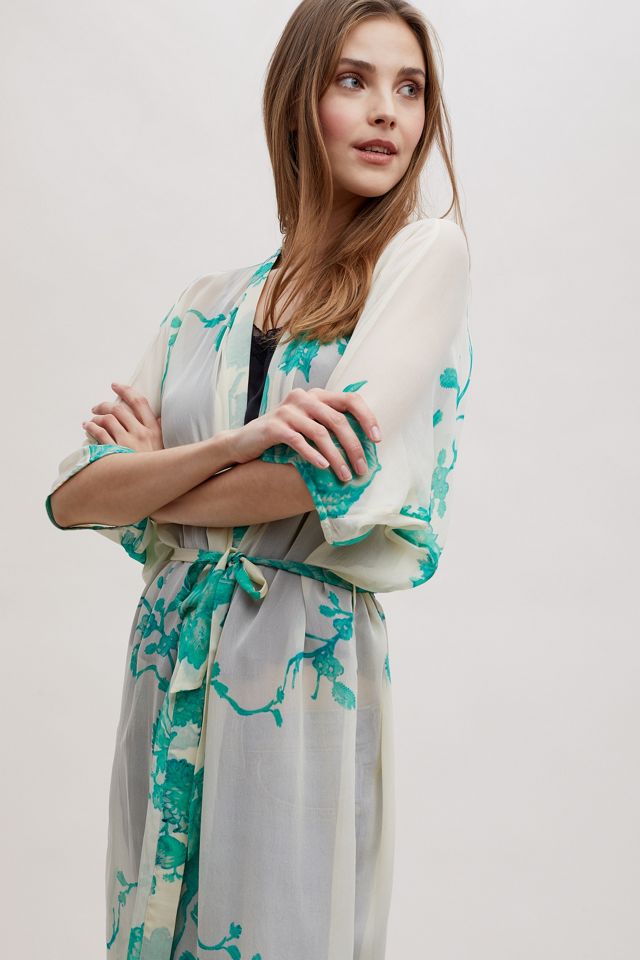 Kimono à fleurs Vera #4