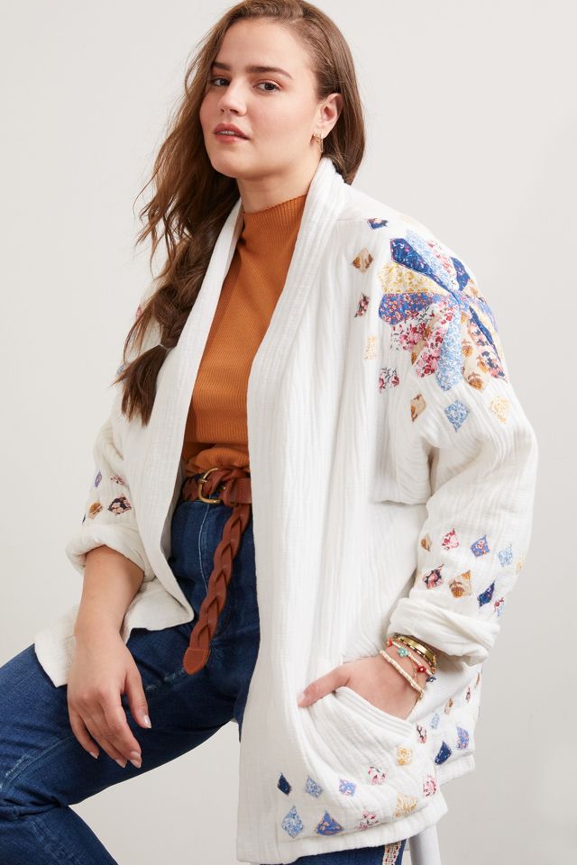 Anthropologie quilted jacket hotsell