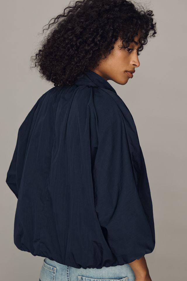 By Anthropologie Funnel-Neck Nylon Jacket #2
