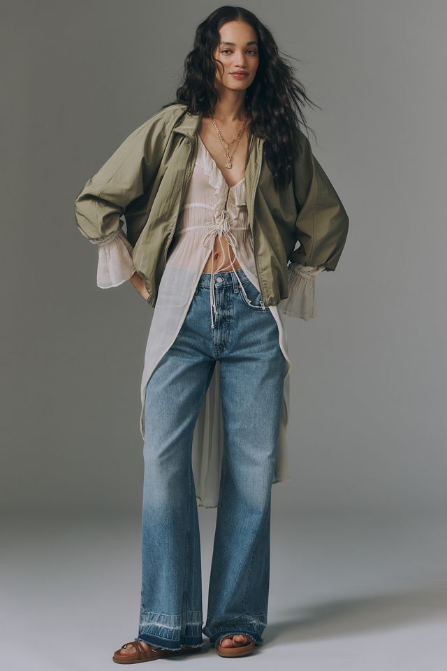 By Anthropologie Funnel-Neck Nylon Jacket #4
