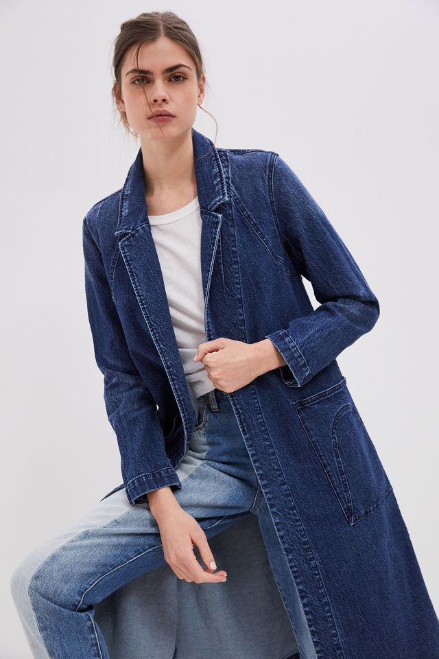 Peggy Denim Duster Jacket | Anthropologie UK