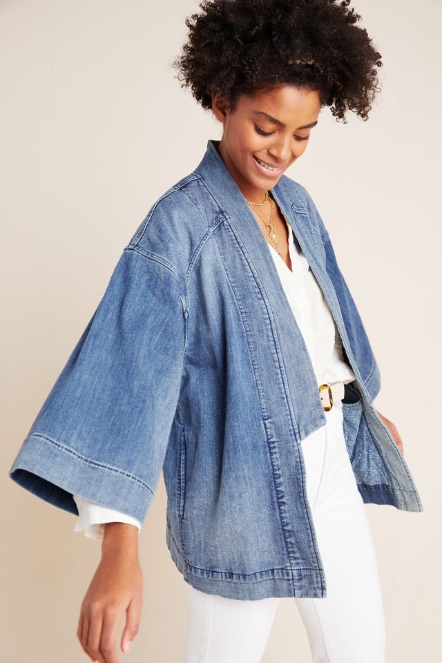 Jean on sale kimono jacket