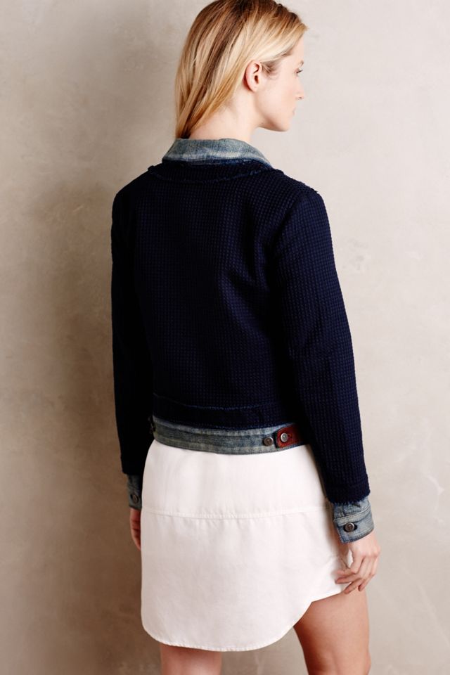 Quilted Denim Jacket  #1