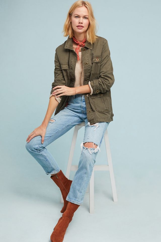 Knit-Back Anorak | Anthropologie