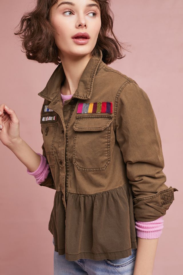 Peplum Military Jacket