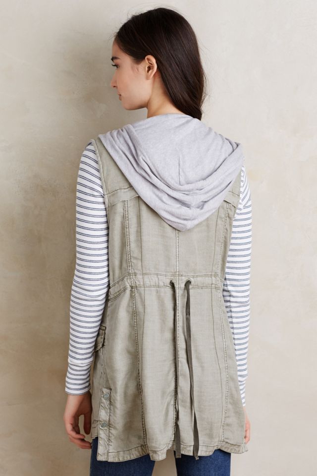 Hooded Anorak Vest #1