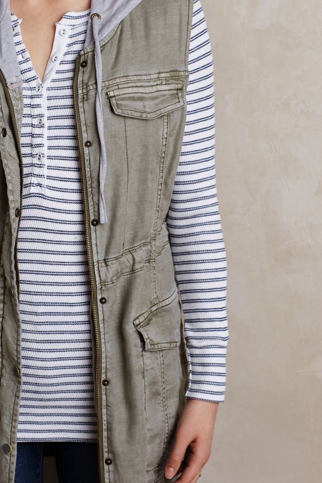 Hooded Anorak Vest #3