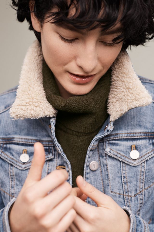 Pilcro Collared Denim Jacket #1