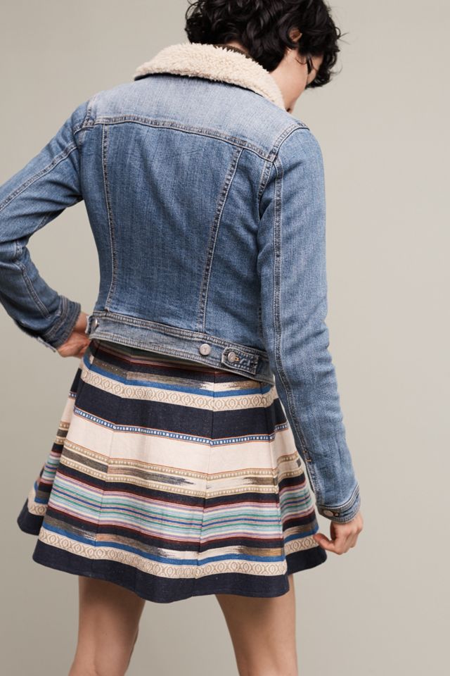 Pilcro Collared Denim Jacket #3