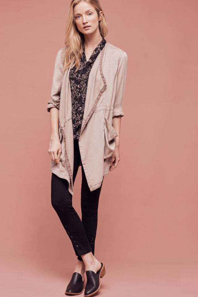 Draped Morgan Trench