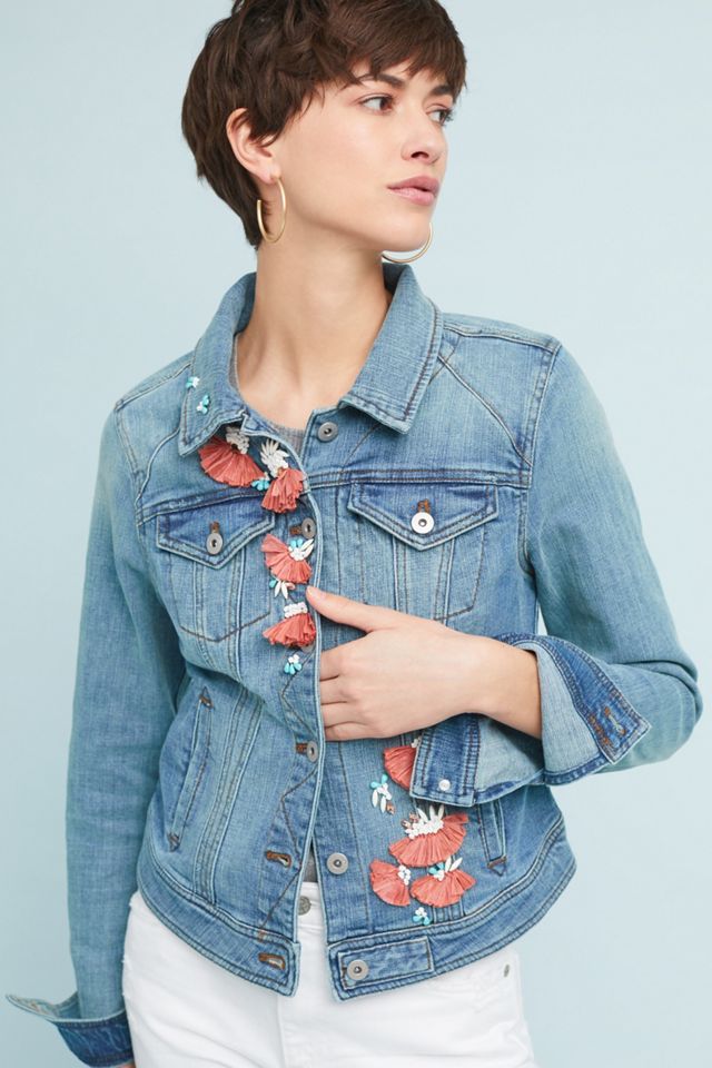 Pilcro Embellished Denim Jacket #2