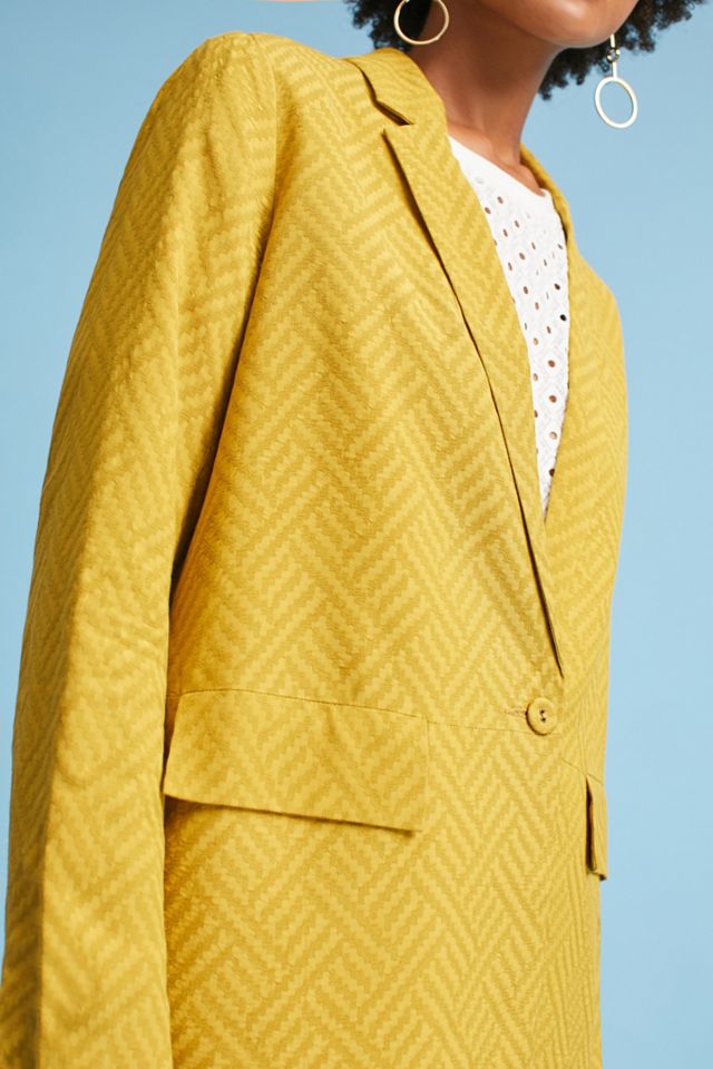 Chevron Long Blazer #2