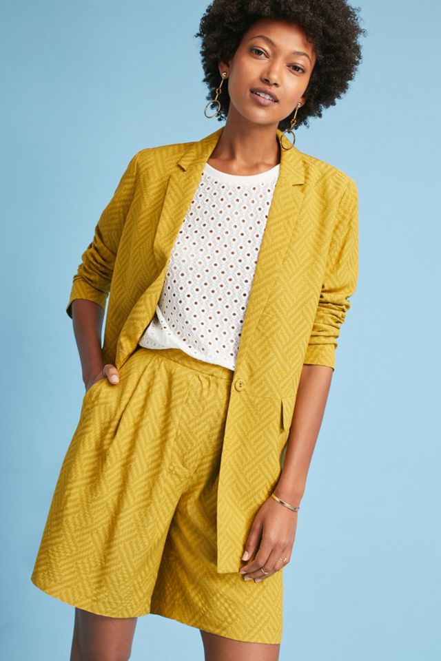 Chevron Long Blazer #3