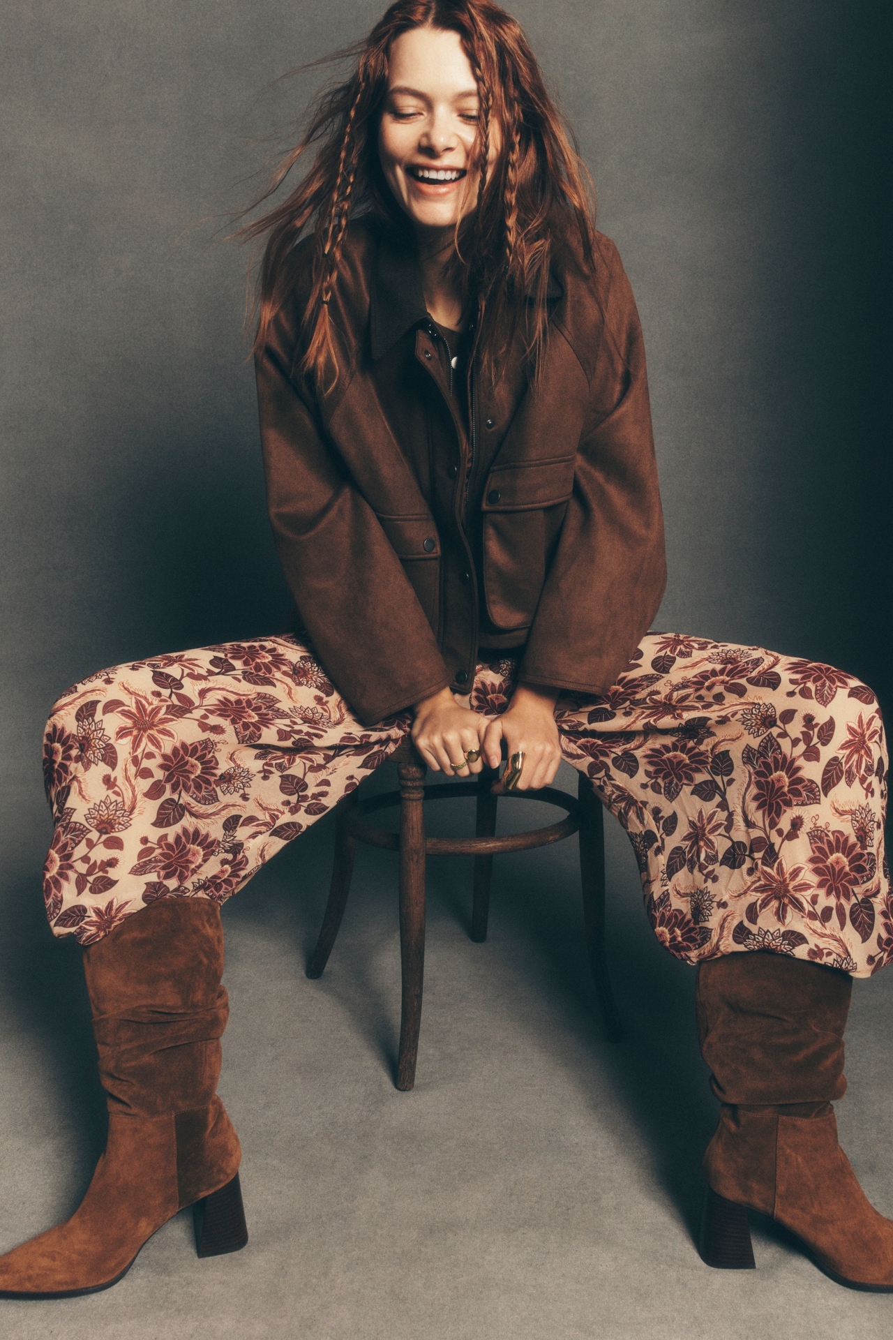 By Anthropologie Faux-Suede Twofer Jacket