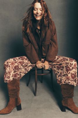 By Anthropologie Faux-Suede Twofer Jacket