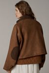 By Anthropologie Faux-Suede Twofer Jacket
