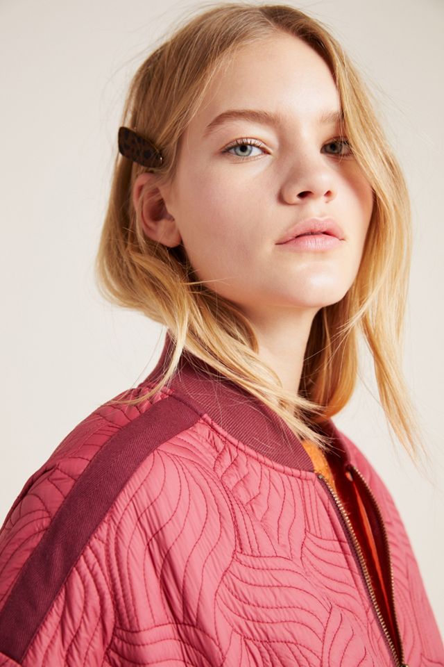 Vicenta Quilted Bomber Jacket #2