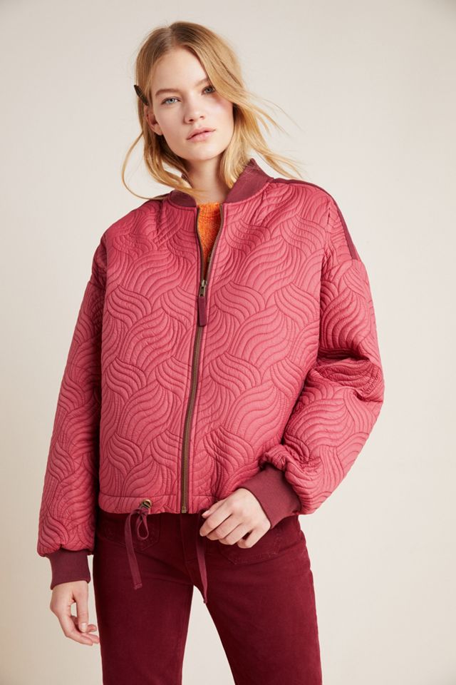 Vicenta Quilted Bomber Jacket #4