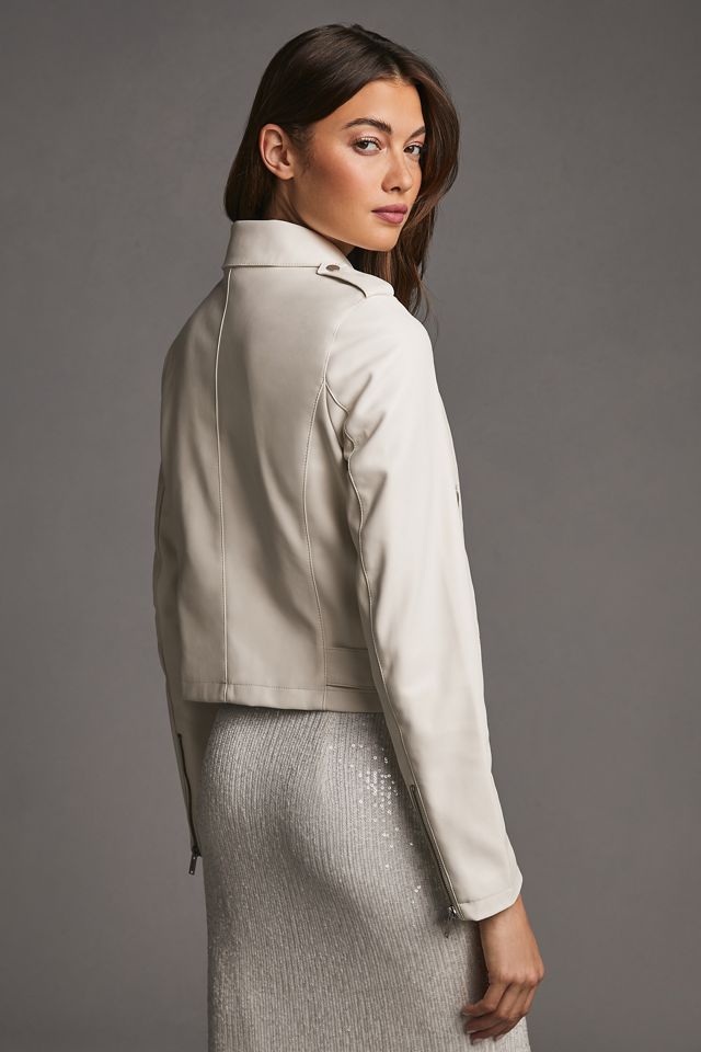 By Anthropologie Faux Leather Moto Jacket #2