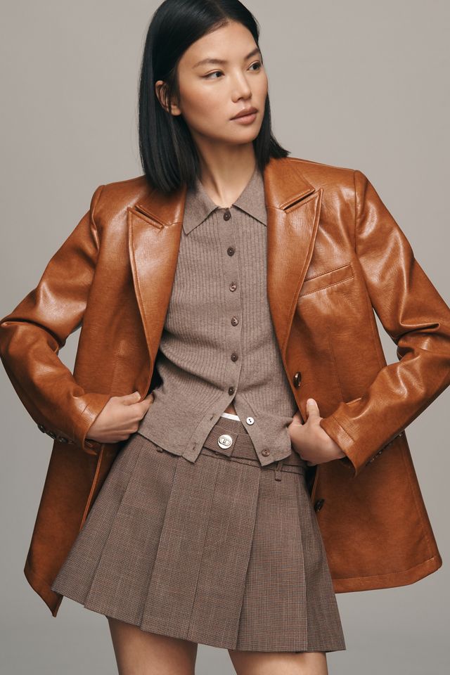 Maeve Faux Leather Jacket #3