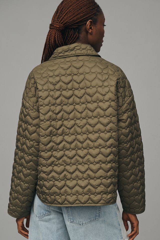 Maeve Heart-Quilted Liner Jacket #1