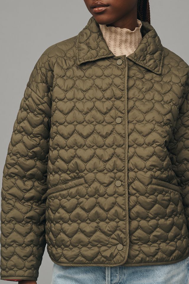 Maeve Heart-Quilted Liner Jacket #3