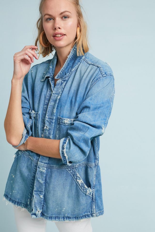 AMO Drapey Denim Jacket #1