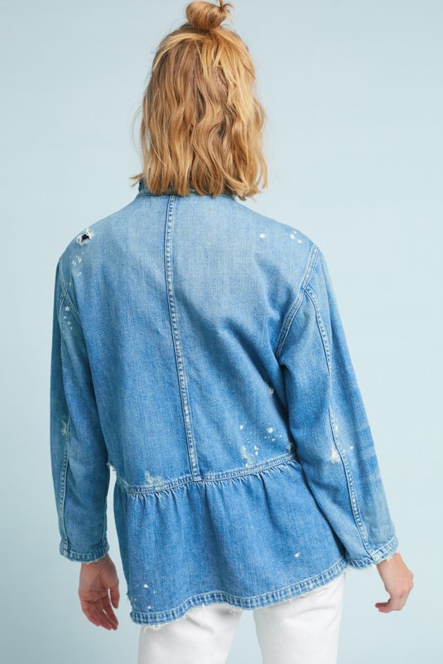 AMO Drapey Denim Jacket #4