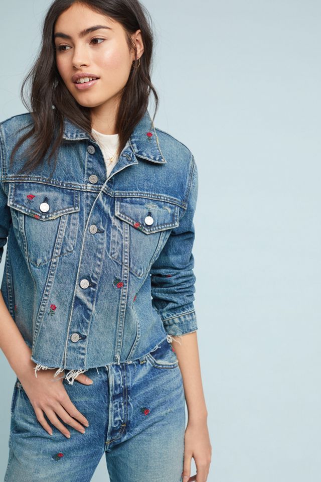 AMO Pop Cropped Denim Jacket #2