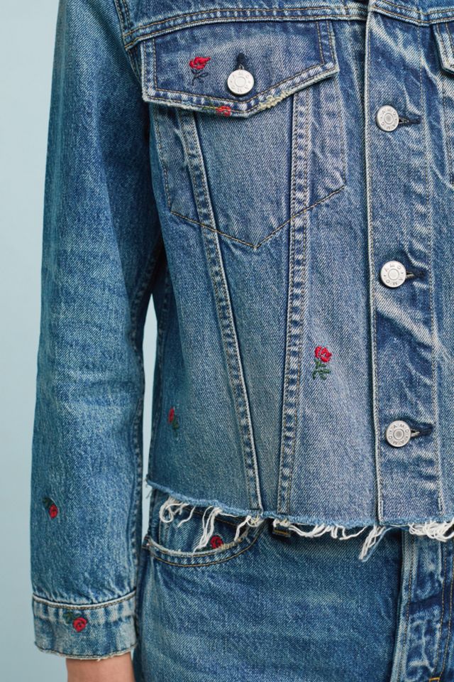 AMO Pop Cropped Denim Jacket #3