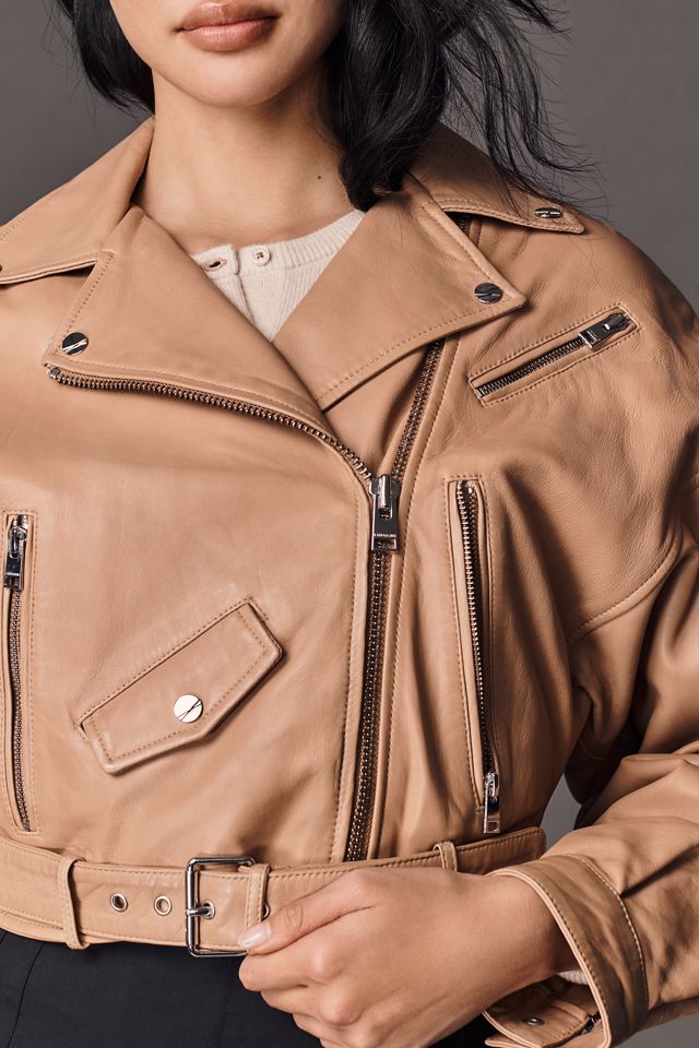 Lamarque Dylan 80's Leather Biker Jacket #2