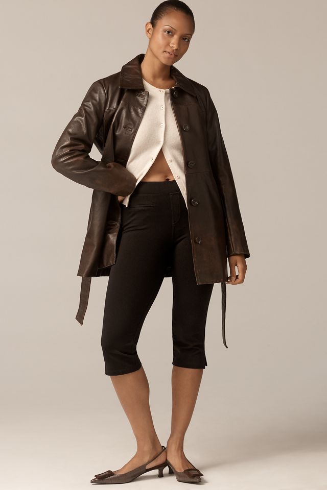 Lamarque Marlowe Real Leather Belted Jacket #2