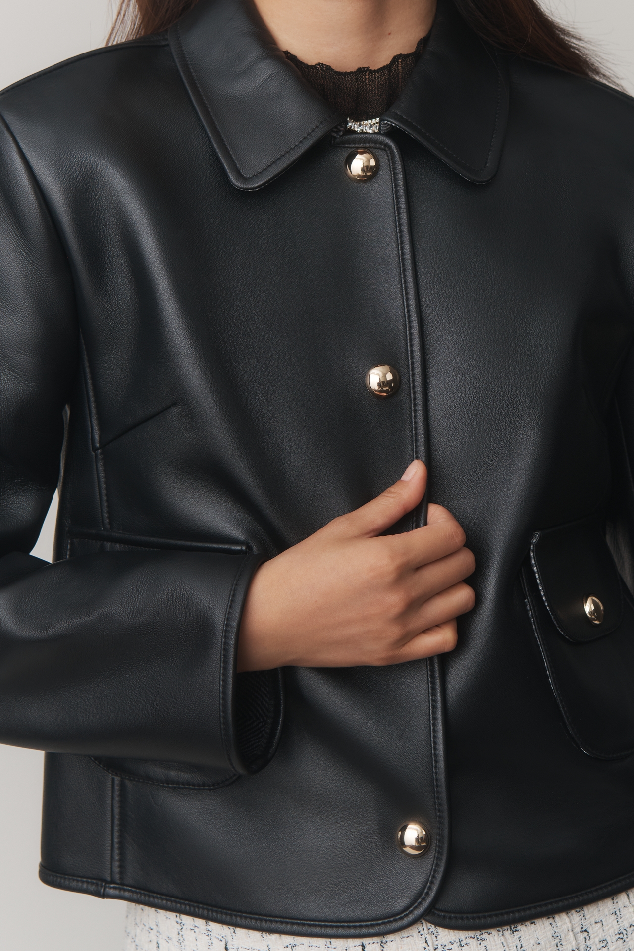 Lamarque Francesca Real Leather Lady Jacket