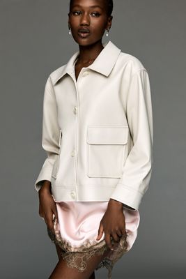Lamarque Britney Ruffle Tulle Jacket | Anthropologie