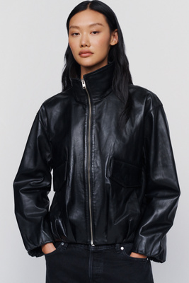 【lamer】シモーネロシャ ジャケット Lamarque Ramona Leather Jacket | Anthropologie